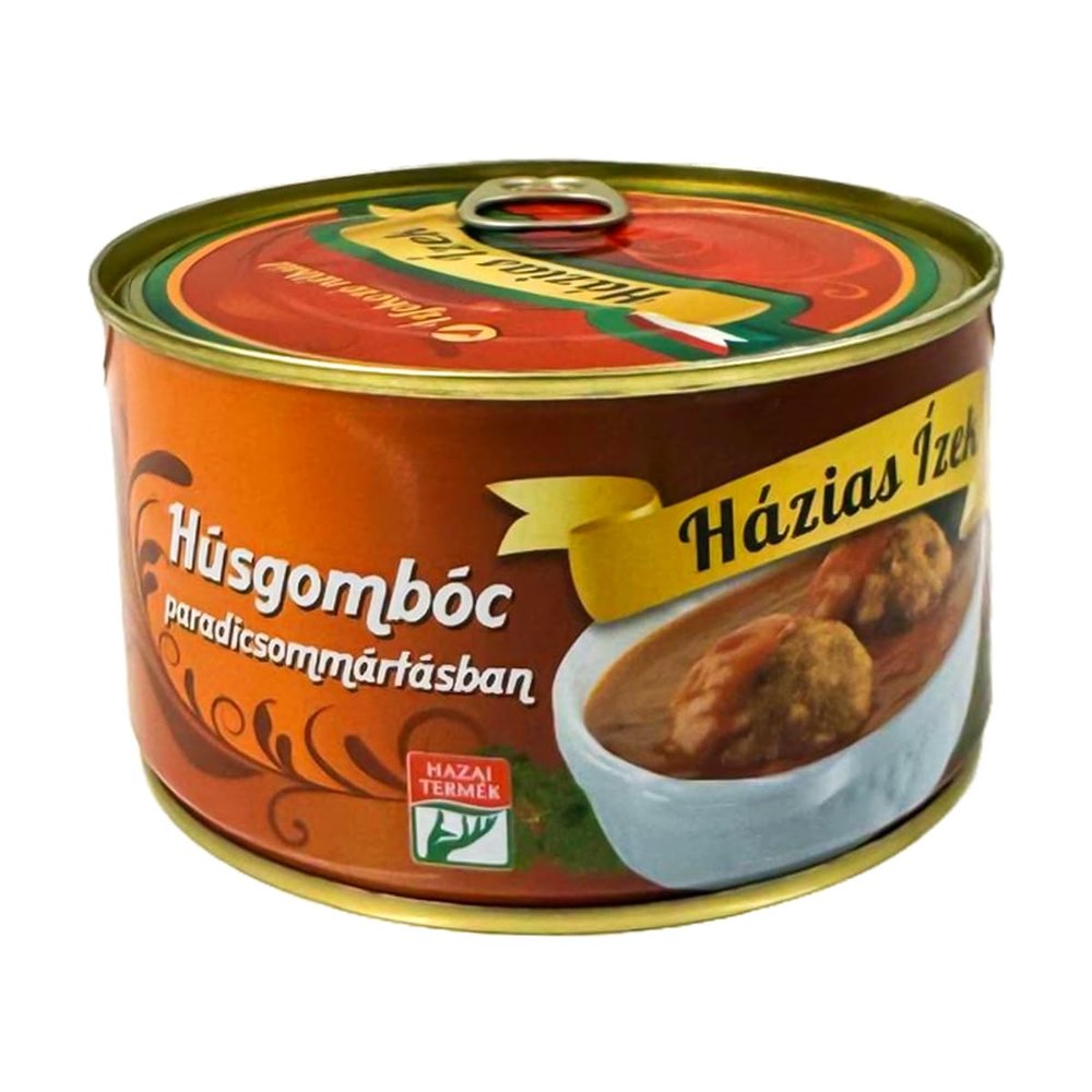 Hazias Izek Hungarian Meat Ball in Tomato Sauce 400G Savory Meatballs in Rich Tomato Sauce Ready Meal, Product from Hungary Origin Pack of 1