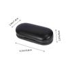 Gatuida Portable Leather Eyeglass Case with Mirror, Two-in-one Design, Black Spectacle Box for Travel and Business Trips, Stylish and Sturdy Storage for Glasses view 2