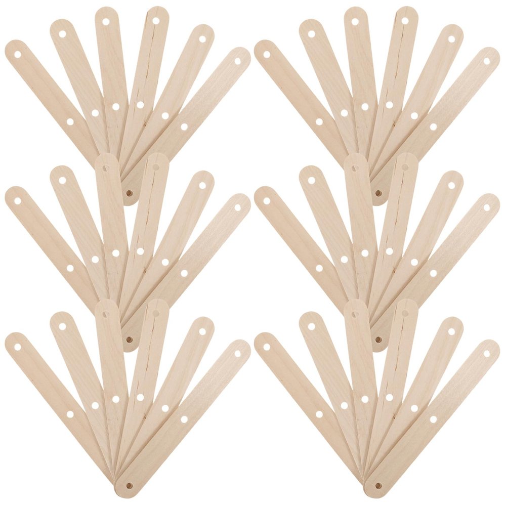 Gatuida Wooden Ice Cream Sticks Not Easy to Break or Deform 50pcs Large Beige Wood Sticks for Crafting and DIY Frozen Treat Making for Boys and Girls and Creative Projects