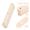 Gatuida Wooden Ice Cream Sticks Not Easy to Break or Deform 50pcs Large Beige Wood Sticks for Crafting and DIY Frozen Treat Making for Boys and Girls and Creative Projects view 3