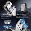 Electric Mini Haver for Men, 2025 New Electric Razor for Men, Waterproof Double Head Razor, USB Rechargeable Wet & Dry Shaving Machine Electric Shaver for Home Travel Office (Gray) view 3