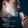 Electric Mini Haver for Men, 2025 New Electric Razor for Men, Waterproof Double Head Razor, USB Rechargeable Wet & Dry Shaving Machine Electric Shaver for Home Travel Office (Gray) view 4