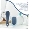 SAFIGLE Soft Bristle Shoe Brush Laundry Brush Set for Clothes Stains and Footwear Lightweight Portable Home Cleaning Tool in Light Blue view 3