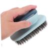 SAFIGLE Soft Bristle Shoe Brush Laundry Brush Set for Clothes Stains and Footwear Lightweight Portable Home Cleaning Tool in Light Blue view 4