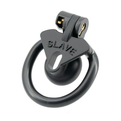 Black Plastic Protective Cage With 4 Rings To Enhance Muscle Strength And Fitness Duration, Couple Gift - H10
