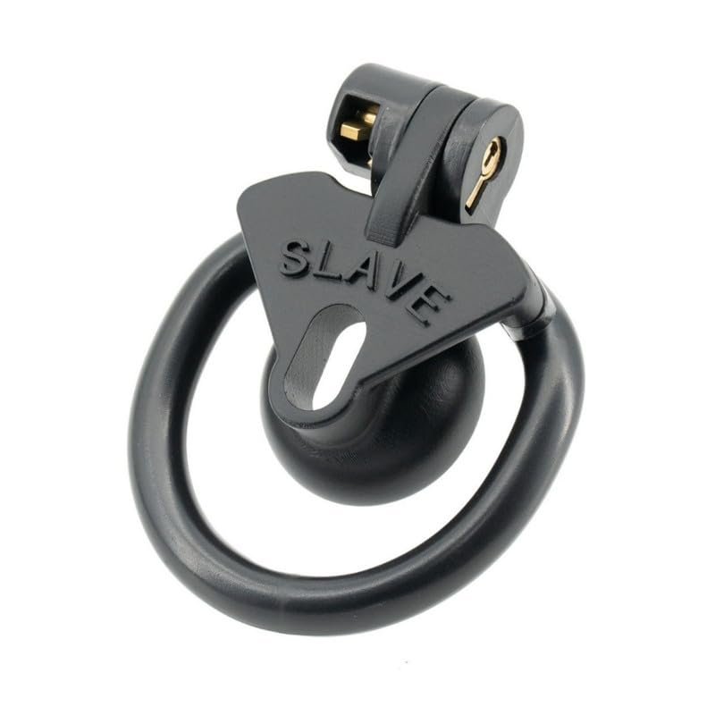 Black Plastic Protective Cage With 4 Rings To Enhance Muscle Strength And Fitness Duration, Couple Gift - H10