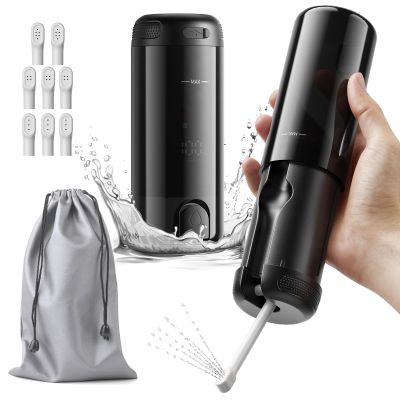 Portable Bidet, 250ml Postpartum Hemorrhoids Female Care Private Cleaner, Rechargeable Handheld 3 Modes for Postpartum and Travel Use (Black)