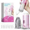 Portable Bidet, 250ml Postpartum Hemorrhoids Female Care Private Cleaner, Rechargeable Handheld 3 Modes for Postpartum and Travel Use (Pink) view 2