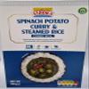 Ashoka Spinach Potato Curry & Steamed Rice Combo Meal 250g Ready to Eat Indian Curry with Rice No Preservatives, 100% Vegetarian, Authentic Taste (Pack of 2) view 2