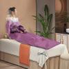 650W Infrared Sauna Blanket 1.8m 0.8m 5-Layer Sauna Blanket with Remote & Auto Shut-Off & Adjustable Temperature Therapeutic Wellness Wrap for Home Relaxation and Stress Relief (Purple) view 2