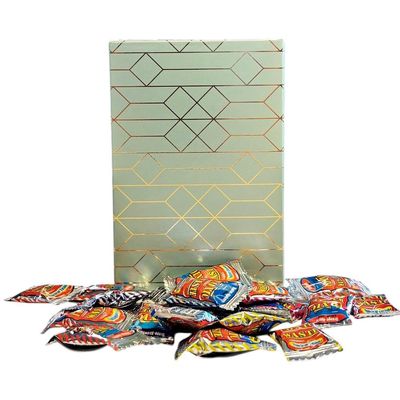 250g Rectangular Box Peppermint Abstract of Toxic Waste Nuclear Fusion Super Sour Sweets