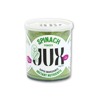 JUX Freeze-Dried Spinach Powder 2-Pack, Equals 1kg Fresh Spinach, Vegan