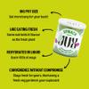 JUX Freeze-Dried Spinach Powder 2-Pack, Equals 1kg Fresh Spinach, Vegan view 3