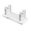 Double Edge Shaving Holder: Horizontal Tool Holder, Clear Acrylic Anti Slip Base Organizer | Compact Beard Shaving Rack, Grooming Storage view 1