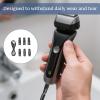 7 PCS USB Shaver Charger Cable Kit,5V Electric Shaver Chargers Cable Kit with 6 Charging Cable Heads and USB Charging Cable,Suitable for Hair Clippers,Beard Trimmers,Shavers,Beauty Devices view 4