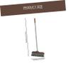 VALICLUD Soft Bristle Broom with 90cm Long Handle, Boar Bristle Floor Sweeping Brush for Indoor Dust Removal, Anti-static Hardwood and Tile Cleaning Tool for Home and Office Use view 2