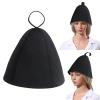 2pcs Saunas Sauna Hat Wool Felt Thicken for Sweat Steam Sauna Hat Spa Sauna Accesories Handmade Felt Hat Waterproof view 4