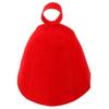 2pcs Hair Cap Spa Wool Felt Sauna Hat Bathroom Shower For Women Large Caps Red view 1