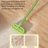 Qkbuza Pet Hair Brush ABS Self-Cleaning Brush Cat with Long Ergonomic Handle 45 x 19 cm Self-Cleaning Slicker Brush for Long and Short Hair, Dogs and Cats view 3
