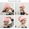 2pcs Hat for Sleeping Sauna Cap Microfiber Bath Towels Hand Bonnets Bathrobe Towel Grow Hair Fast Superfine Fiber(Purple) view 4