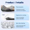 3-in-1 Back Massager, Traction Lifting and Vibration Massage and Heat Compress Against Pain, Sciatica Massager for Neck and Shoulder and Backs(Gray) view 3