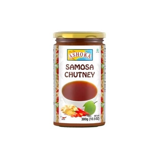 Ashoka Samosa Chutney 300g Sweet & Tangy Indian Dip Authentic Flavour for Snacks, Appetizers & Street Food (Pack of 1)