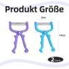 2 Pieces Hand Facial Hair Removal Threading Tool Remover Feather Facial Hair Epilator Use for Women Facial Hair Beauty Tools Random Color view 2