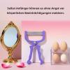 2 Pieces Hand Facial Hair Removal Threading Tool Remover Feather Facial Hair Epilator Use for Women Facial Hair Beauty Tools Random Color view 3