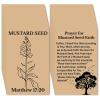 240pcs Mustard Seed Gifts Faith Holy Prayer Cards Christian Religious Gospel Tracts Have a Little Faith Inspirational Pocket Bible Tracts for Evangelism Church Gifts(Mustard Seed