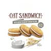 Fakhri Oat Sandwich Biscuits, 540g | Crunchy Oat Cookies with Cream Filling | Family Snack Pack for Tea Time, Lunchboxes & Sharing