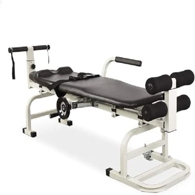 Cervical Lumbar Back Traction Bench, Spine Decompression Device for Neck and Back Pain Relief, Home Physical Therapy Equipment