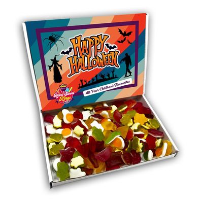 All Jelly Sweet Halloween Sweet Gift Box Hamper (RETRO HALLOWEEN FRONT)