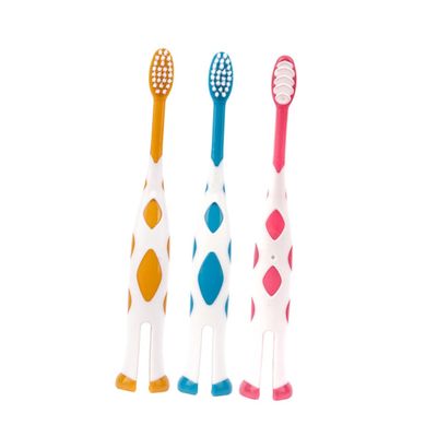LOLIPPYY Bathroom Accessories Compact Design for Maintaining Healthy Gums for Oral Hygiene 6pcs Soft Bristle Baby Toothbrush Set with Plastic Handle for Children
