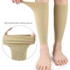 1 Pair Unisex Calf Sleeves Compressions Nylon Fabric Texture Suitable For Sports Recovery Enhancing Circulation Compressions Sleeves view 3