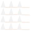 OFFSCH 100pcs Mini Triangle Toothpick Flags Cake Topper Flags with Sticks for Food Markers Cheese Cupcakes Fruit Party Decorations Multipurpose and Stable Attachment view 1