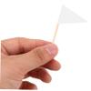 OFFSCH 100pcs Mini Triangle Toothpick Flags Cake Topper Flags with Sticks for Food Markers Cheese Cupcakes Fruit Party Decorations Multipurpose and Stable Attachment view 4