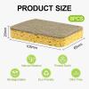 8 Pcs Eco Sponge, Wood Pulp Sponge, Eco-Scourers Sponge, Biodegradable Washing Up Scrubber Sponges, Eco-Friendly Reusable Washing Up NaturalSponge for Dishes with Heavy Duty Scouring Pad view 2