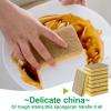 8 Pcs Eco Sponge, Wood Pulp Sponge, Eco-Scourers Sponge, Biodegradable Washing Up Scrubber Sponges, Eco-Friendly Reusable Washing Up NaturalSponge for Dishes with Heavy Duty Scouring Pad view 4