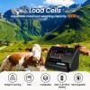 ZXINXIN High Precision Livestock Scale Kit, Scale Load Cell Scale Kit Platform, Load Weighing Indicator, Loadometer Floor Scales, Animal Weighing Scale Kit for Cattle Sheep Pig Goats 5000kg view 2