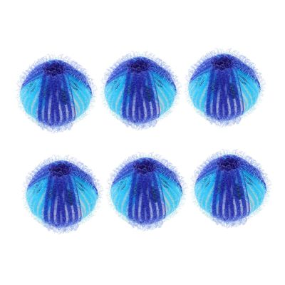 ABOOFAN 6pcs Laundry Hair Remover Balls Pet Hair Catcher Washing Machine Lint Remover Anti-winding Reusable Cleaning Balls for Clothes and Bedding