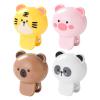 4 Toothbrush Head Covers, Cute Animal Toothbrush Protector Caps, Dustproof Travel Tooth-Brush Head Case for Kids Adults Camping Home view 1