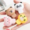 4 Toothbrush Head Covers, Cute Animal Toothbrush Protector Caps, Dustproof Travel Tooth-Brush Head Case for Kids Adults Camping Home view 2