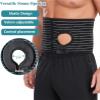 Adjustable Ostomy Support Belt, Ostomy bag for Men Women, Stoma Support Belt Covers with Hole for Colostomy Patients to Prevent Parastomal Hernia Stoma Opening(Medium) view 4