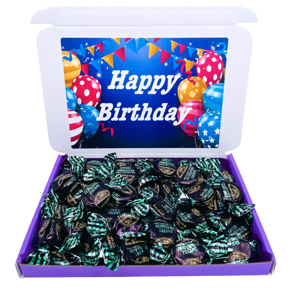 Buchanan'sChocolate Peppermint Creams Gift Box 350 grams Dark Chocolate Birthday Hamper
