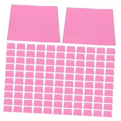 NOLITOY 1000pcs Candy Wrapping Foil Paper Sweet Wrappers Tin Foil for Homemade Candies Sweets Reusable Packaging Pink