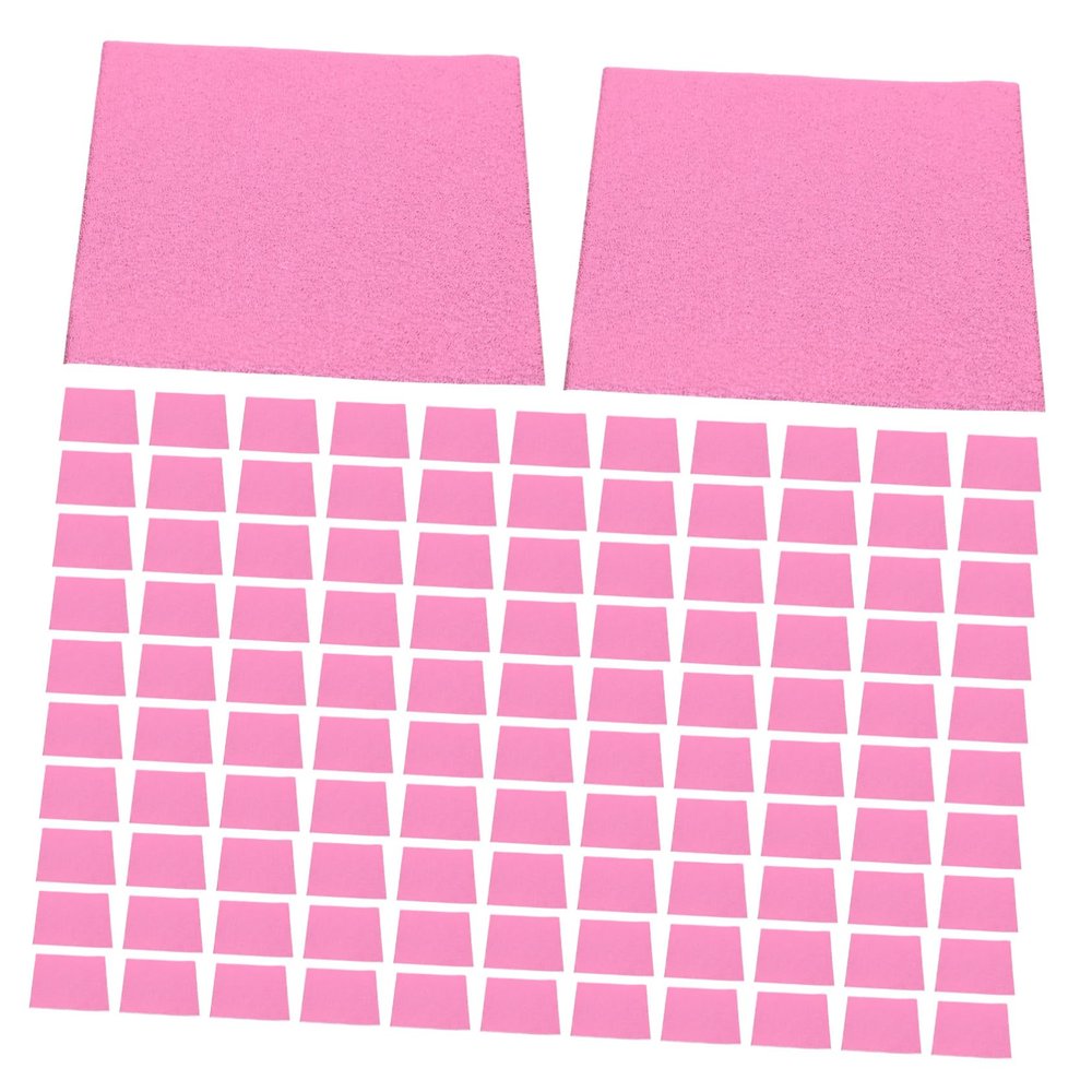 NOLITOY 1000pcs Candy Wrapping Foil Paper Sweet Wrappers Tin Foil for Homemade Candies Sweets Reusable Packaging Pink