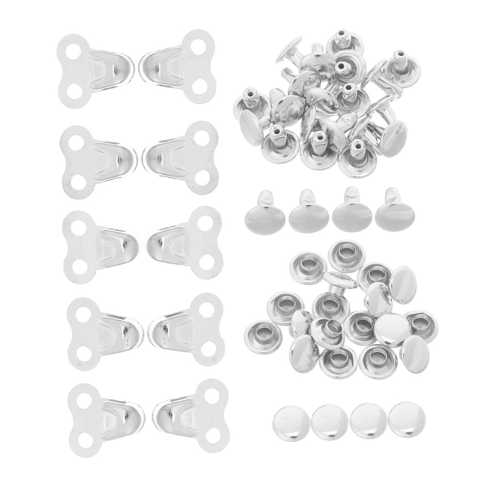 OATIPHO 10set Alloy Hiking Shoe Buckles for Boot Repair Hooks DIY Shoe Supplies Metal Buckle Replacement for Stability and Safety