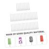 LIGIGWASH 50pcs White Acrylic Ice Cream Sticks DIY Ice Pop Sticks for Children Cake Pop Baking Reusable view 3
