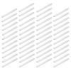 JECOMPRIS 50 Pcs Acrylic Craft Sticks with Rounded Edges, White DIY Ice Cream Sticks for Handicrafts Making, Easy to Hold and Safe for Children view 1