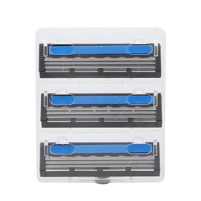 3pcs Retro Rotating 3 Layered Men s Closer Shaving Remove Excess Hair Gift Boxed